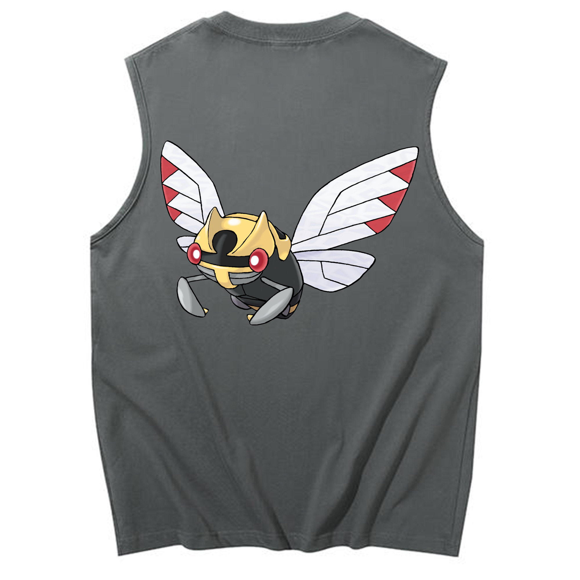 （画像用） ポケットモンスター Pokémon コットン100％タンクトップ（背面プリント）